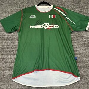 Rare Vintage 2004 Mexico Atletica Athens Olympics Home Soccer Jersey Size M